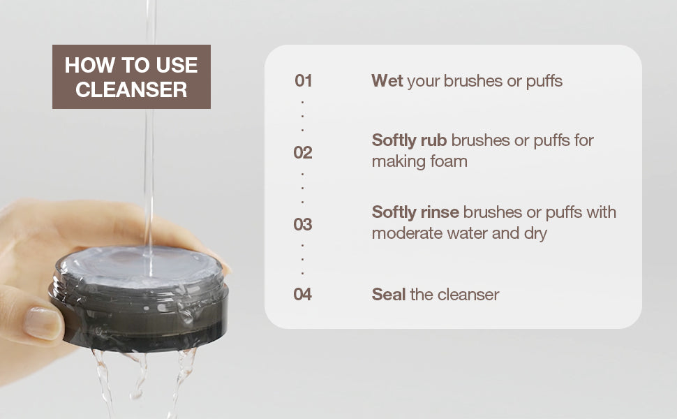 Brush & Puff Cleanser