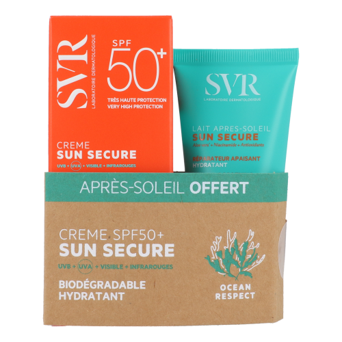 Sun Secure Creme SPF50+ +LAIT APRES SOLEIL 50ML GIFT