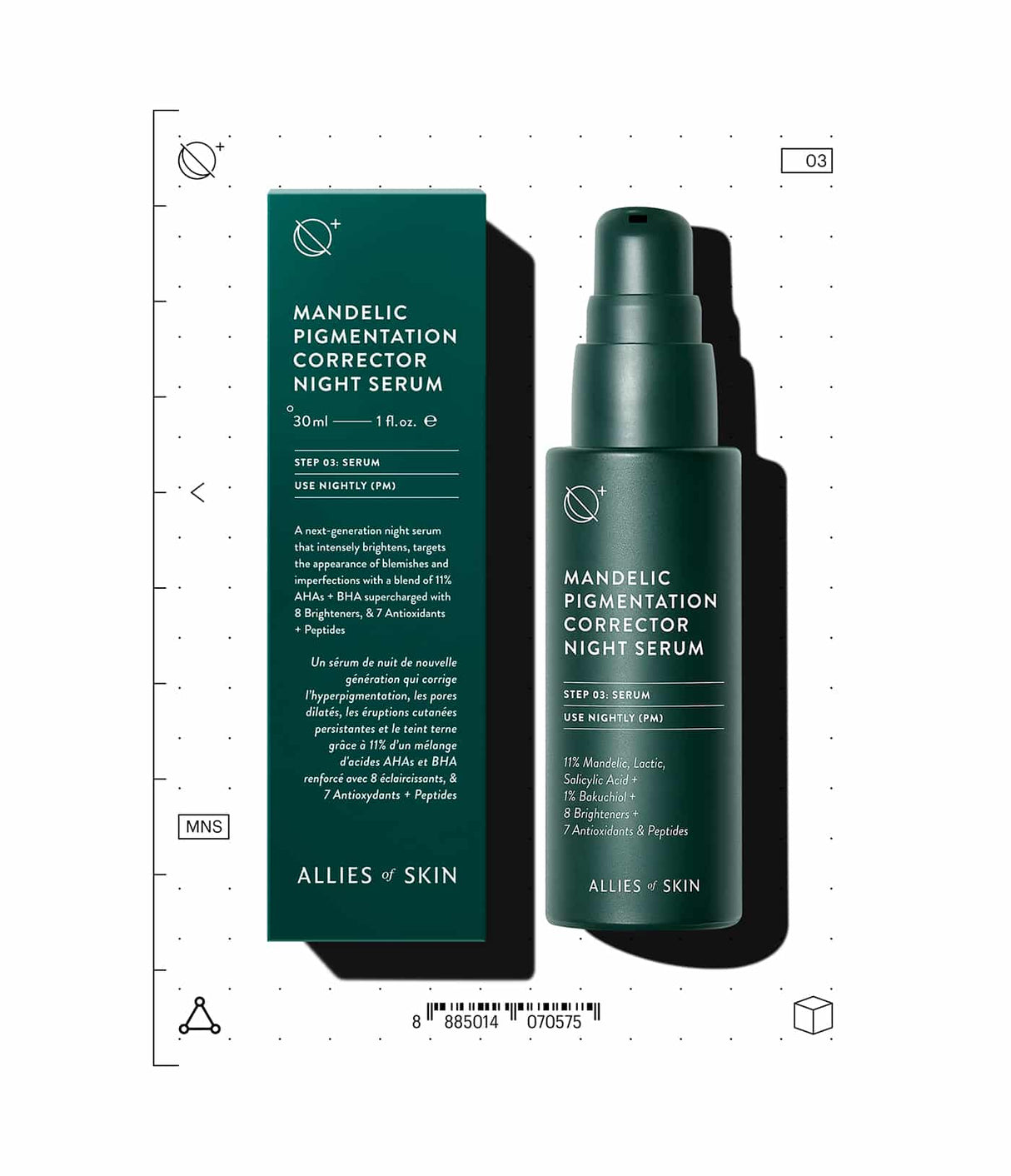 Mandelic Pigmentation Corrector Night Serum by Allies of Skin