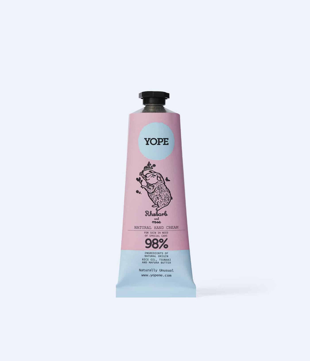 Rhubarb and Rose Hand Cream de Yope