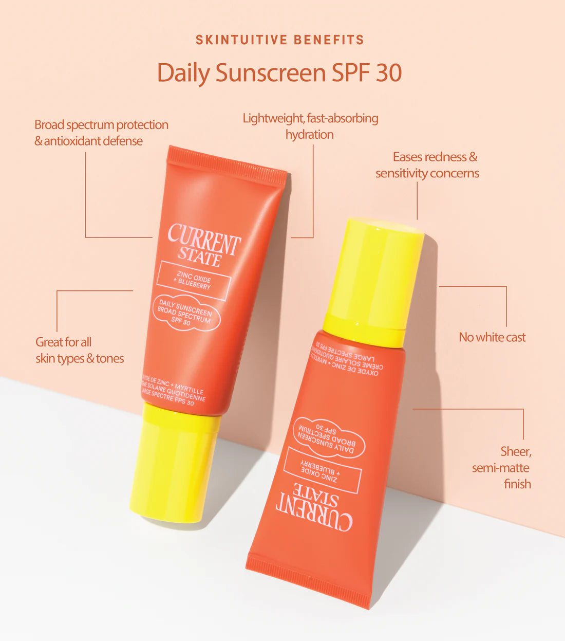 Zinc Oxide + Blueberry Daily Sunscreen SPF 30