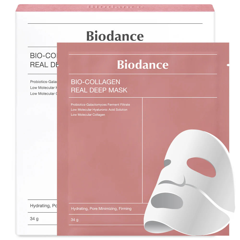 Bio Collagen- Real Depp Mask - pack of 4 masks 