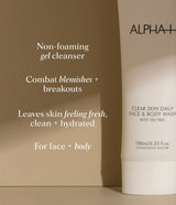 Clear Alpha-H Skin Daily Face & Body Wash