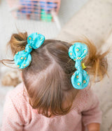 Beter Avocado Stamped Elastic Hair Pins with Bow (2 units)