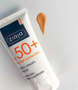 Facial Protective Cream SPF 50+ Color from Ziaja