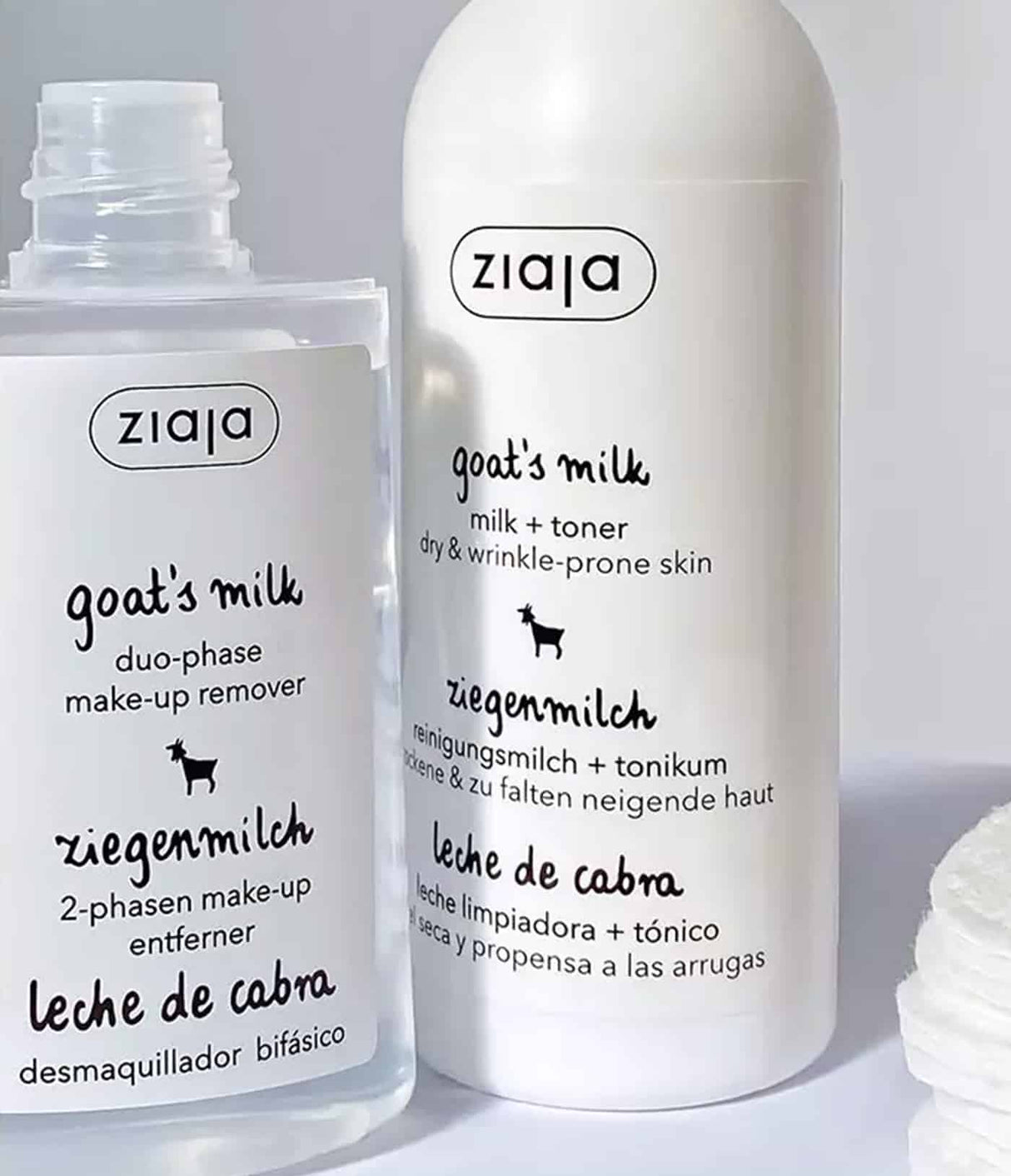 Goat's Milk Duo-Phase Make-Up Remover by Ziaja