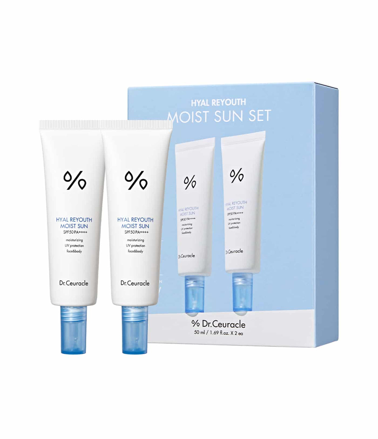 Hyal Reyouth Moist Moist Sun SPF 50+ Duo from Dr. Ceuracle