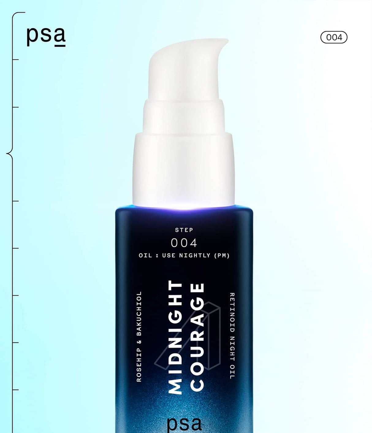 Midnight Courage Rosehip & Bakuchiol Retinol Night Oil by PSA