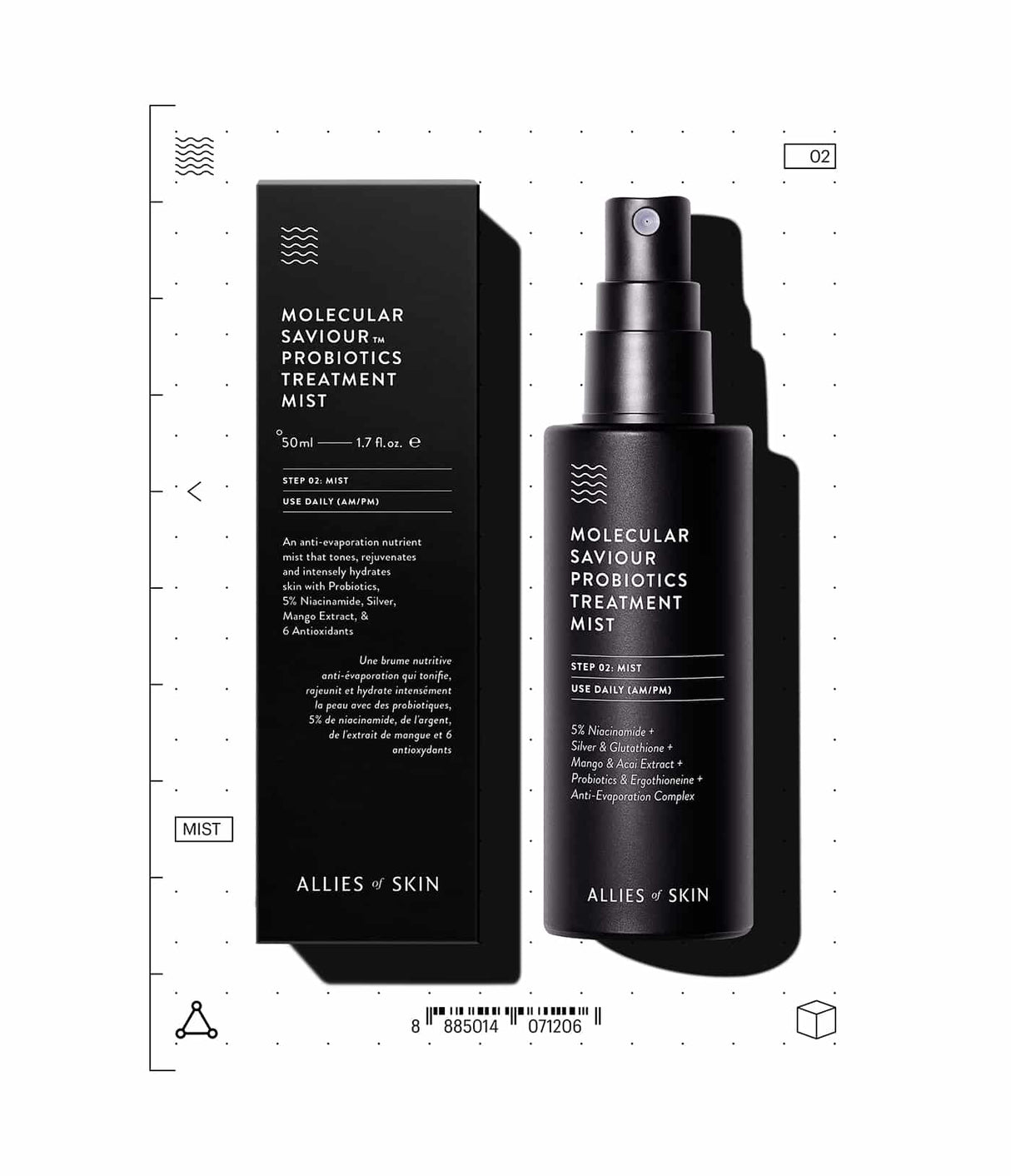 Molecular Saviour Probiotics Treatment Mist by Allies of Skin