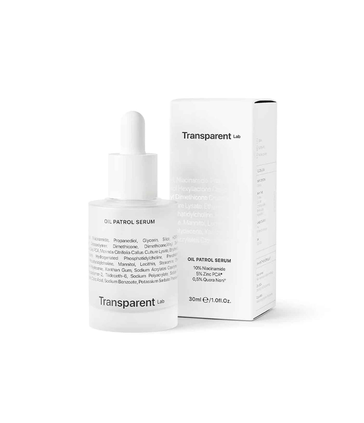 Transparent Lab Oil Patrol Serum