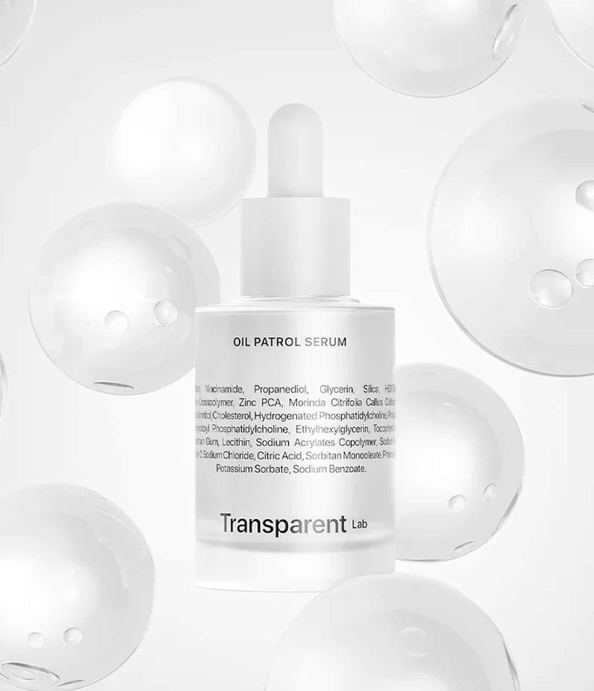 Transparent Lab Oil Patrol Serum