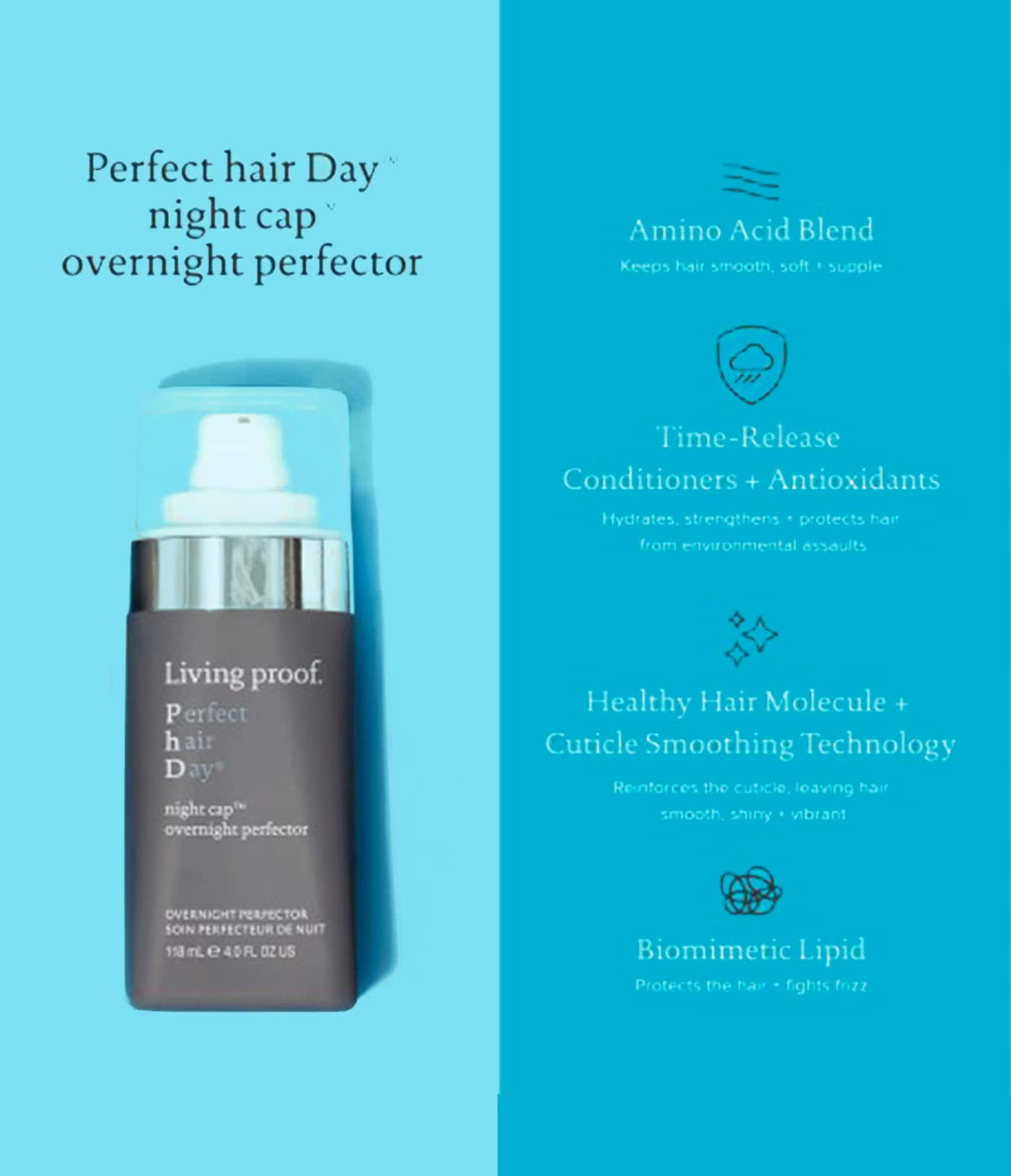 Perfect Hair Day Night Cap Overnight Perfector by Living Proof