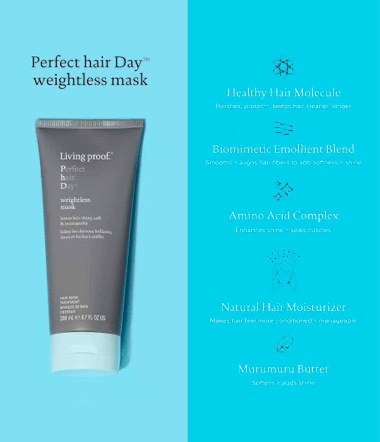 Perfect Hair Day Weightless Mask by Living Proof