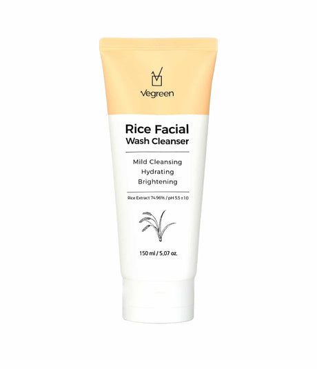 Vegreen Rice Facial Wash Cleanser