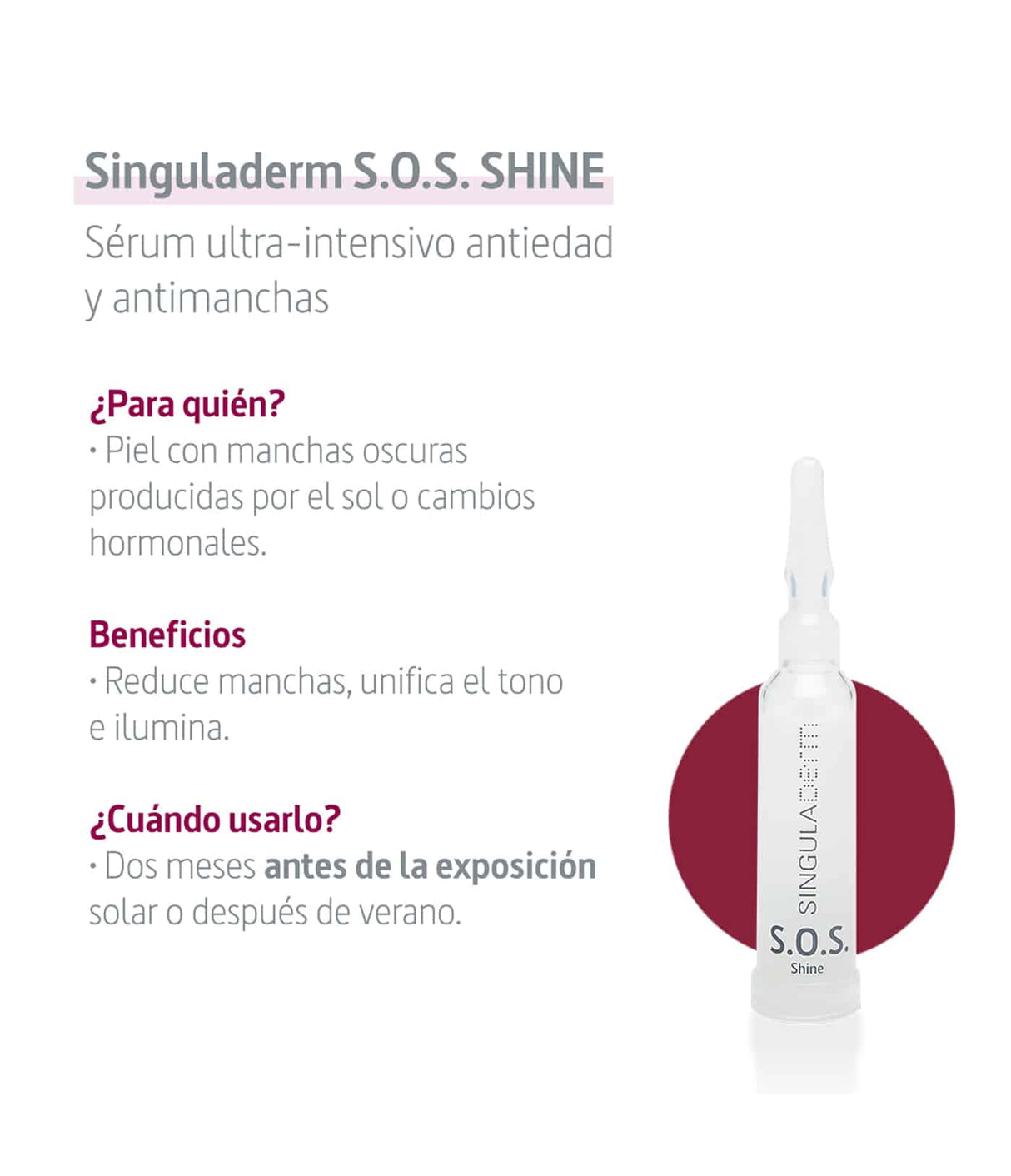 Singuladerm S.O.S. Shine by Singuladerm