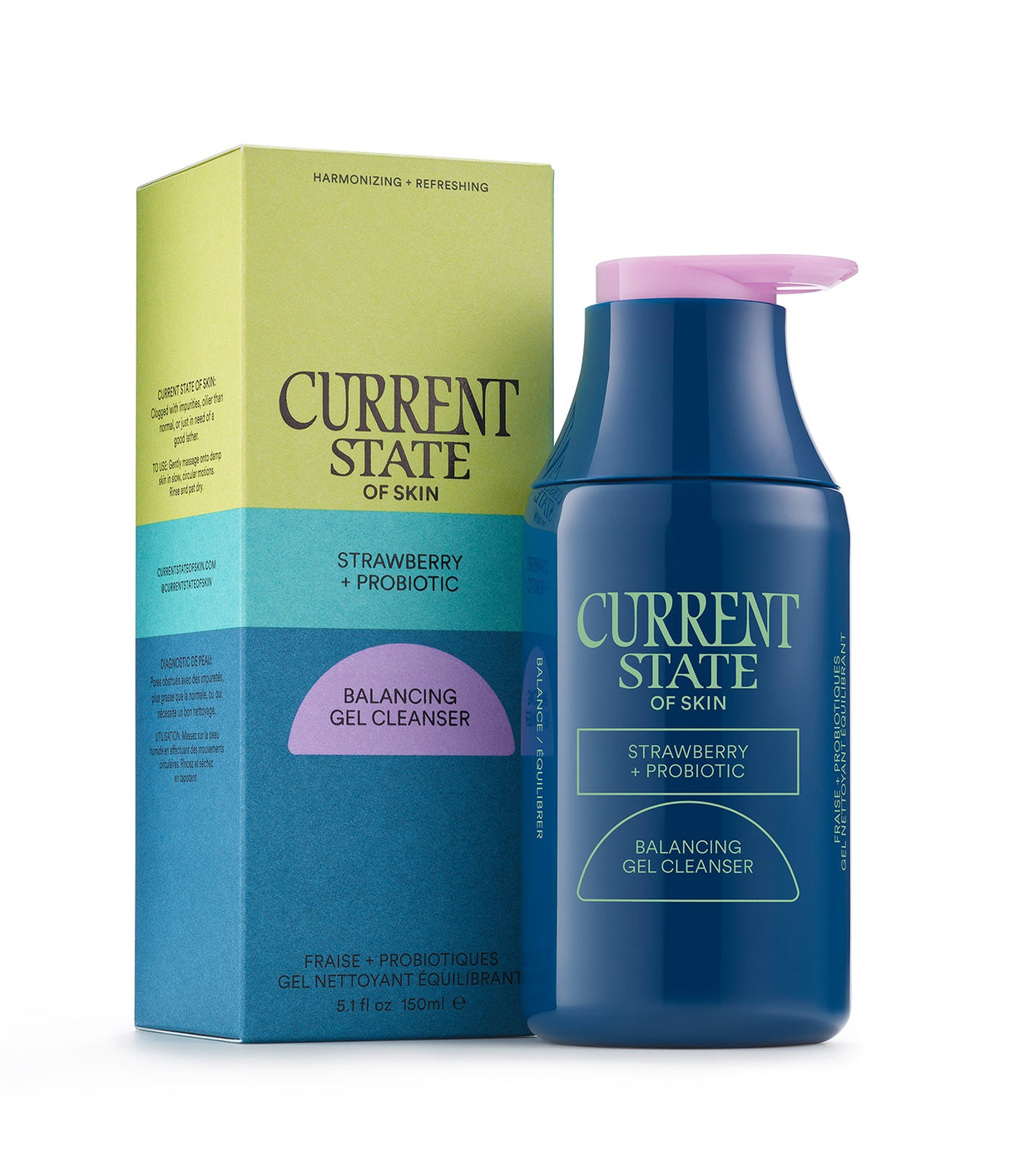 Strawberry + Probiotic Balancing Gel Cleanser by Current State