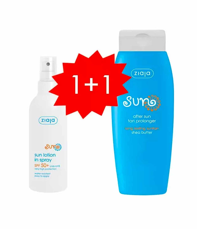 Sun Lotion Spray SPF 50 + Free After Sun Tan Prolonger by Ziaja