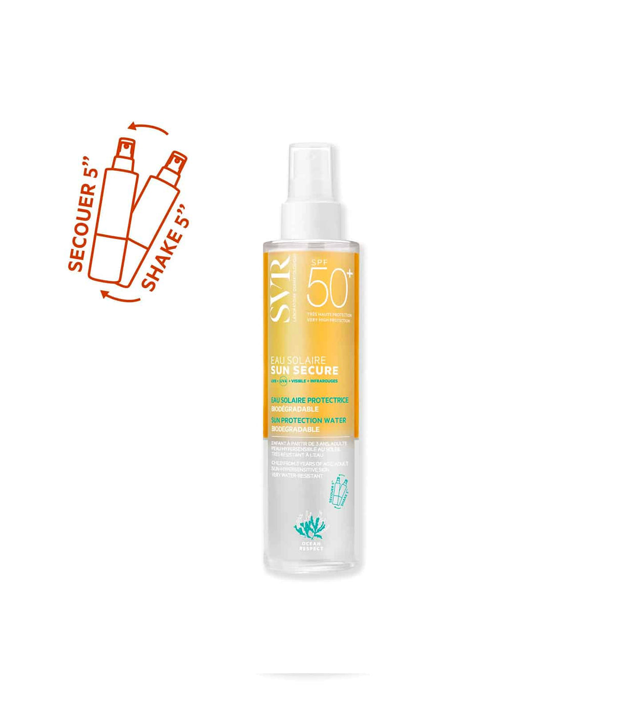 Sun Secure Eau Solaire SPF50+ of SVR Laboratoire