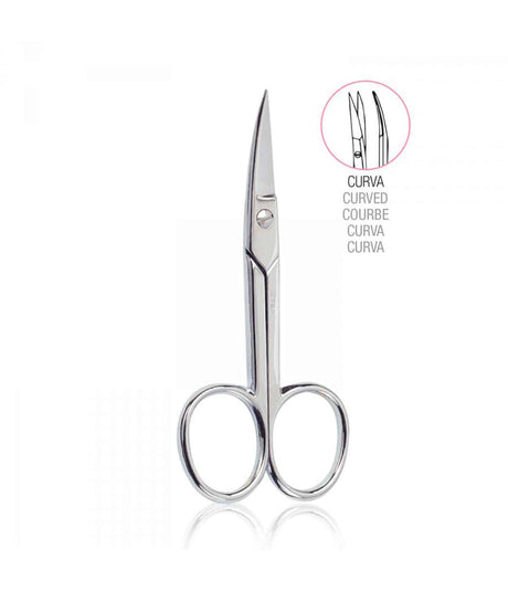 Beter Manicure Nail Scissors Curved Nail Curve Chromed